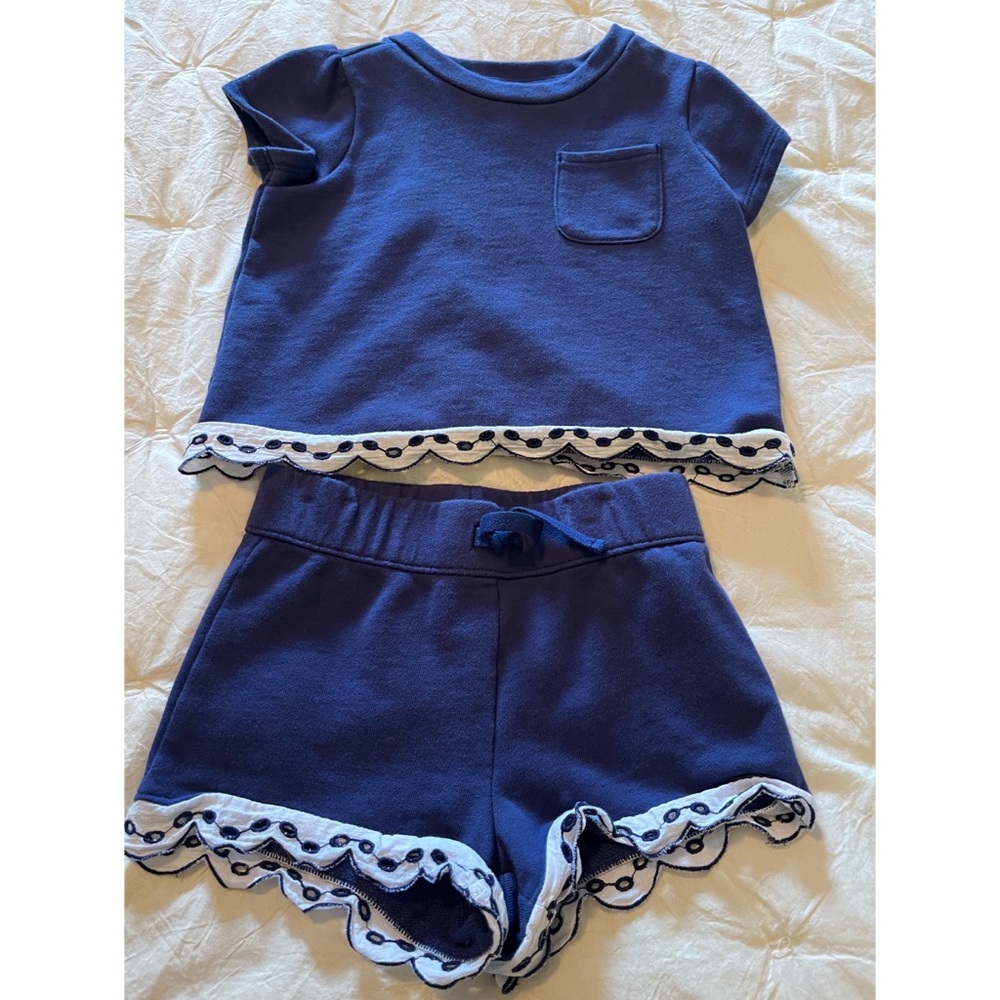 Girls terry cloth set